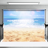 Aperturee - Sunshine Sandy Beach Bokeh Summer Photo Backdrop